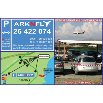 Park N Fly, Paphos Airport Parking.